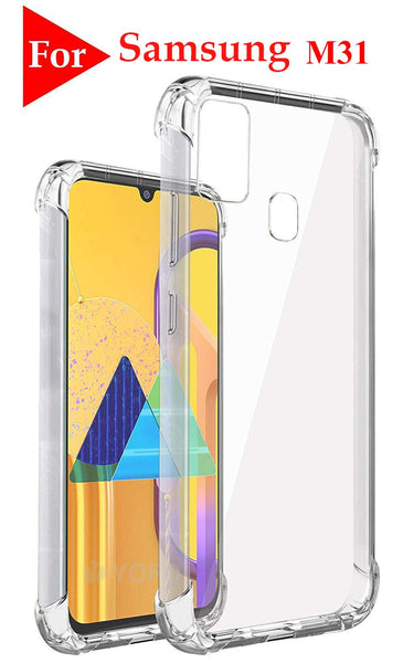 YOFO Silicon Full Shockproof Back Cover for Samsung Galaxy M31
