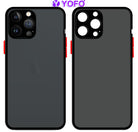 YOFO Back Cover for Apple iPhone 13 Pro Max (6.7) (Translucent Matte Smoke Case|Soft Frame|Shockproof|Full Camera Protection) with Free Mobile Stand