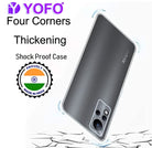 YOFO Back Cover for Infinix Note 11 (Flexible|Silicone|Transparent|Dust Plug|Camera Protection)…