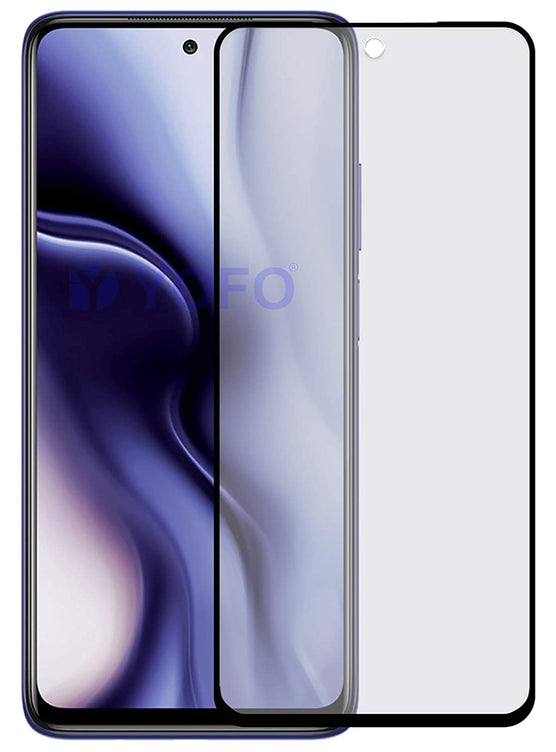 YOFO Combo for Mi Redmi 10i Transparent Back Cover + Full Matte Screen Guad with Free OTG Adapter