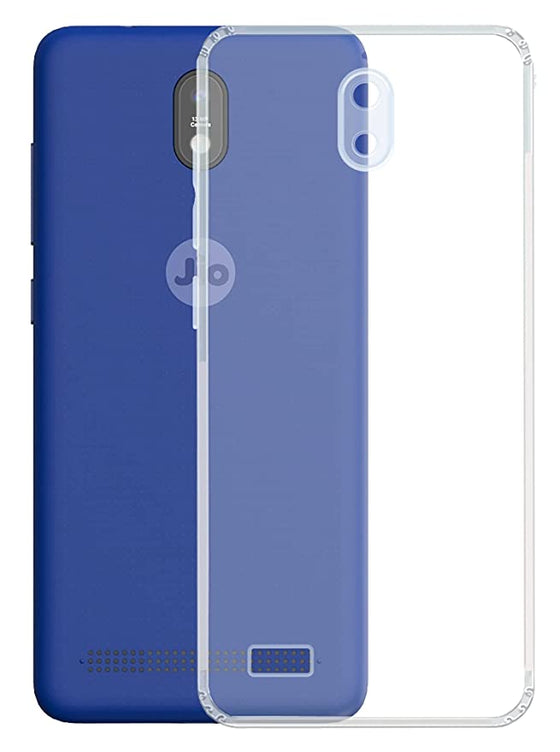 YOFO Back Cover for Jio Phone Next (4G) (Flexible|Silicone|Transparent|Dust Plug|Camera Protection)…