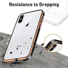 YOFO Chrome case for iPhone X & iPhone Xs | Black TPU Case | Chrome case | Electroplating case Cover -(Black)