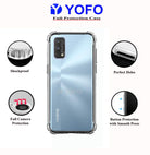 YOFO Combo for Realme 7 Pro Transparent Back Cover + Matte Screen Guard with Free OTG Adapter