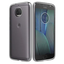 YOFO Rubber TPU Soft Gel Rubber Shockproof Back Cover for Motorola Moto G5S Plus