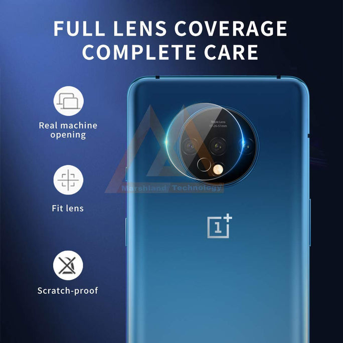 YOFO Anti Scratch Camera Lens Screen Protector 9H Camera Nano Glass for One Plus 7T (Transparent)