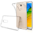 YOFO Back Case Cover for Mi Redmi 5 (Transparent)