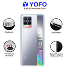 YOFO Back Cover for Realme 8 / Realme 8 Pro (Flexible|Silicone|Transparent |Shockproof) (SALE)