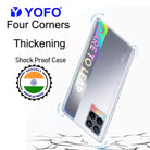 YOFO Back Cover for Realme 8 / Realme 8 Pro (Flexible|Silicone|Transparent |Shockproof) (SALE)