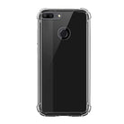 YOFO Shockproof Soft Transparent Back Cover for Honor 9 Lite - (Transparent)
