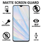 YOFO Combo for Realme XT Transparent Back Cover + Matte Screen Guard with Free OTG Adapter
