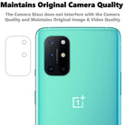 YOFO Anti Scratch Camera Lens Screen Protector 9H Camera Nano Glass for One Plus 8T (Transparent)