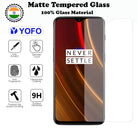 YOFO Matte Tempered Glass/Screen Guard for OnePlus 6T (Matte Finish) Full Screen Coverage (except edges)