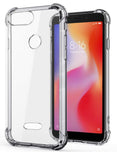 YOFO Silicone Back Cover for MI Redmi 6 (Transparent)