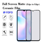 YOFO Combo for Mi Redmi 9 PRIME Transparent Back Cover + Matte Screen Guard with Free OTG Adapter