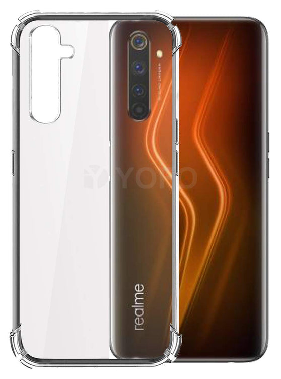 YOFO Combo for Realme 6 Pro Transparent Back Cover + Matte Screen Guard with Free OTG Adapter
