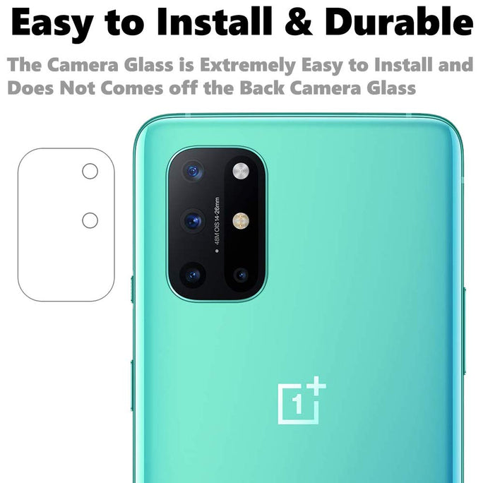 YOFO Anti Scratch Camera Lens Screen Protector 9H Camera Nano Glass for One Plus 8T (Transparent)
