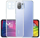 YOFO Back Cover for Mi 11 Lite (5G) (Flexible|Silicone|Transparent|Camera Protection|DustPlug)