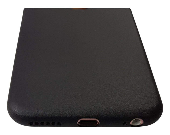 YOFO  Ultra Thin Logo Cut Paper Back Cover Case for iPhone 6/6S (Black)