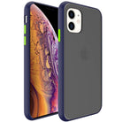 YOFO Matte Finish Smoke Back Cover for Apple iPhone 11 (6.1)-Blue