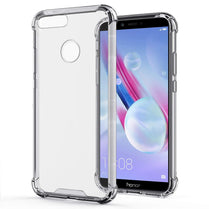 YOFO Shockproof Soft Transparent Back Cover for Honor 9 Lite - (Transparent)