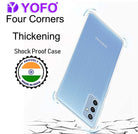 YOFO Back Cover for Samsung Galaxy M52 (5G) (Flexible|Silicone|Transparent|Dust Plug|Camera Protection)…