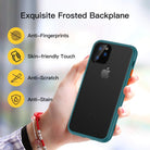 YOFO Matte Finish Smoke Back Cover for Apple iPhone 11Pro Max (6.5)-Green