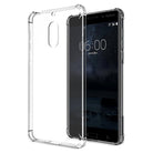 Yofo Transparent Soft Rubber Back Cover for Nokia 6 (Transparent)