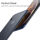 YOFO TPU Frameless case for iPhone-X (BLUE)