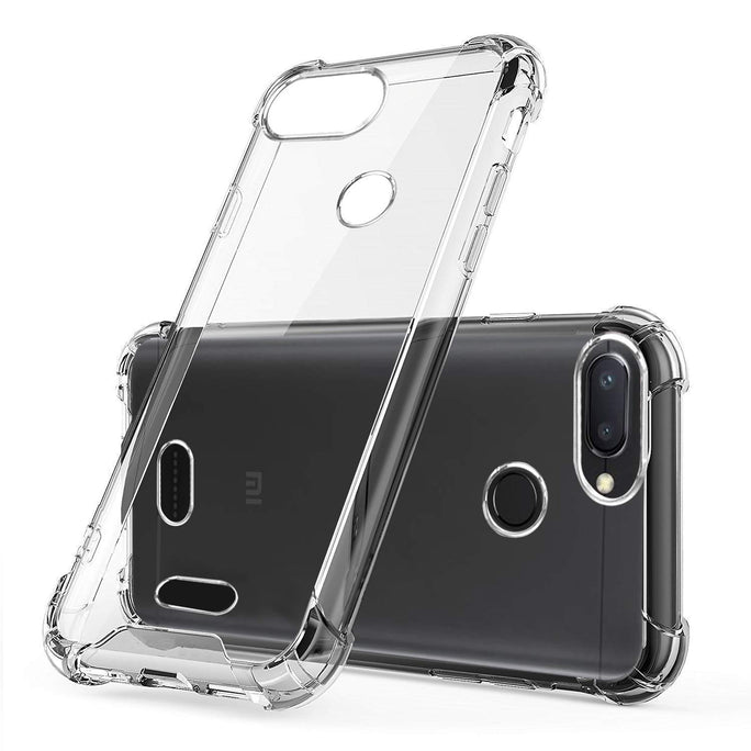 YOFO Silicone Back Cover for MI Redmi 6 (Transparent)