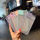 YOFO Camera Shutter Back Cover For iPhone 12 mini (5.4) With Free Mobile Stand