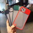 YOFO Camera Shutter Back Cover For iPhone 12 mini (5.4) With Free Mobile Stand