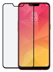 YOFO Anti Glare Matte Finish 9D Full Screen Ceramic Screen Protector for Oppo A3s / A5 /  Realme 2 / Realme C1 (Full Edge to Edge)