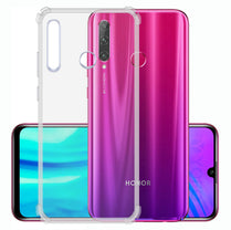 YOFO Rubber Back Cover Case for Honor 20i (Transparent) with Bumper Corner