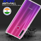 YOFO Rubber Back Cover Case for Honor 20i (Transparent) with Bumper Corner
