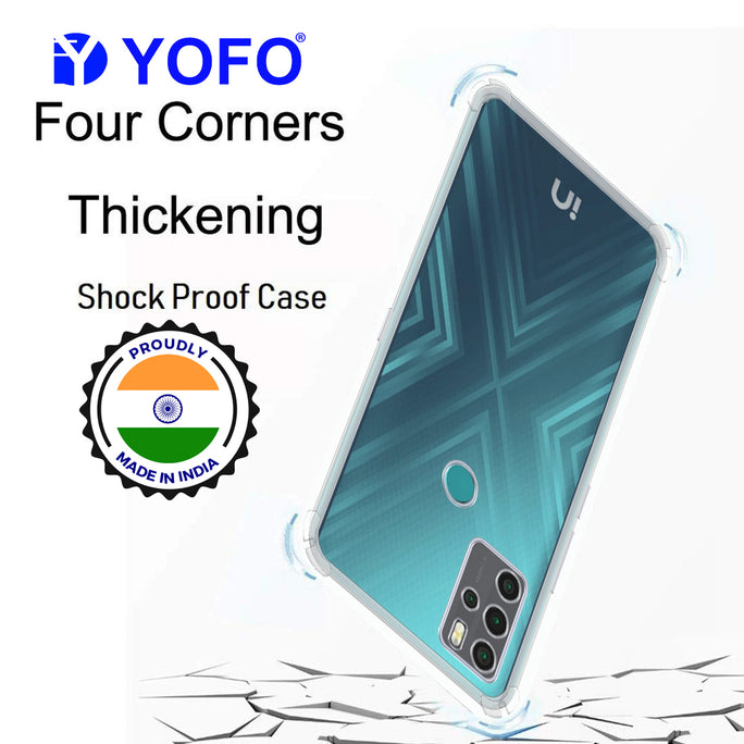 YOFO Rubber Back Cover Case for Micromax in Note 1 (Color: Smoke) with Bumper Corner
