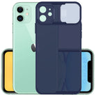 Prime Metal Shutter, Slim Protective Back Cover With Camera Slide Protector For iPhone 11