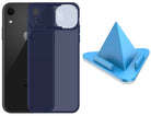 Prime Metal Shutter, Slim Protective Back Cover With Camera Slide Protector For iPhone XR With Free Triangle Mobile Stand