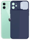 Prime Metal Shutter, Slim Protective Back Cover With Camera Slide Protector For iPhone 11