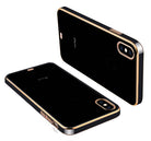 YOFO Chrome case for iPhone X & iPhone Xs | Black TPU Case | Chrome case | Electroplating case Cover -(Black)