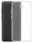 YOFO Back Cover for Nokia C01 Plus (Flexible|Silicone|Transparent|Dust Plug|Camera Protection)