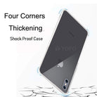 YOFO Back Cover for iPhone XS Max (Transparent) with Dust Plug & Camera Protection