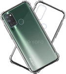 YOFO Rubber Shockproof Soft Transparent Back Cover for Realme 7i / C17 - All Sides Protection Case