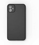 YOFO Black Logo Cut Back Cover Case for iPhone 11 (6.1) (Black) (Black) Ultra Thin