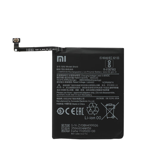 YOFO Original Battery For Xiaomi Redmi All BN Series Battery Available &nbsp;(Choose Your Model Below)