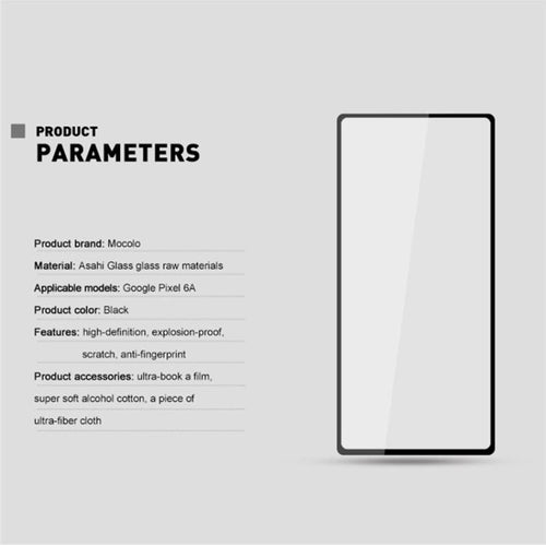 Edge to Edge Tempered Glass for  Google Pixel 6A
