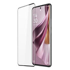 YOFO Curve Edge to Edge Full Screen Coverage Tempered Glass for " OPPO RENO 10 PRO "- Full Glue Gorilla Glass (Black)