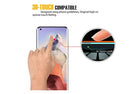 YOFO Curve Edge to Edge Full Screen Coverage Tempered Glass for " MI 11 ULTRA (5G) "- Full Glue Gorilla Glass (Black)