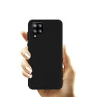 YOFO Exclusive Matte Finish Soft Back Case Cover for Samsung Galaxy M42 5G/Samsung Galaxy A42 5G - Black