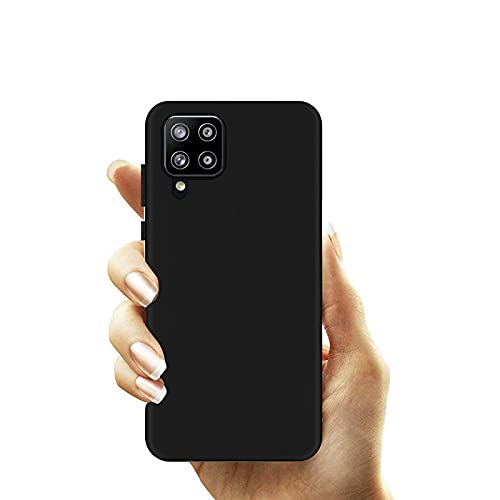 YOFO Exclusive Matte Finish Soft Back Case Cover for Samsung Galaxy M42 5G/Samsung Galaxy A42 5G - Black