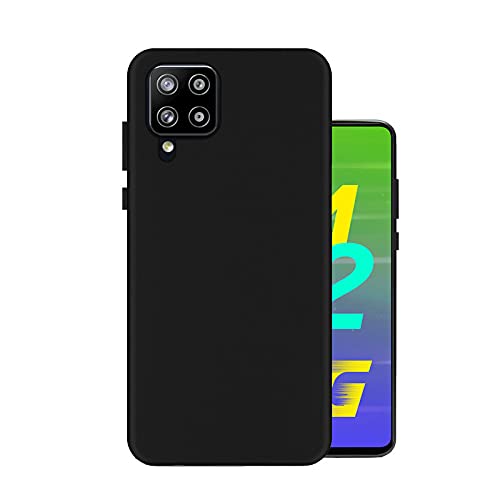 YOFO Exclusive Matte Finish Soft Back Case Cover for Samsung Galaxy M42 5G/Samsung Galaxy A42 5G - Black